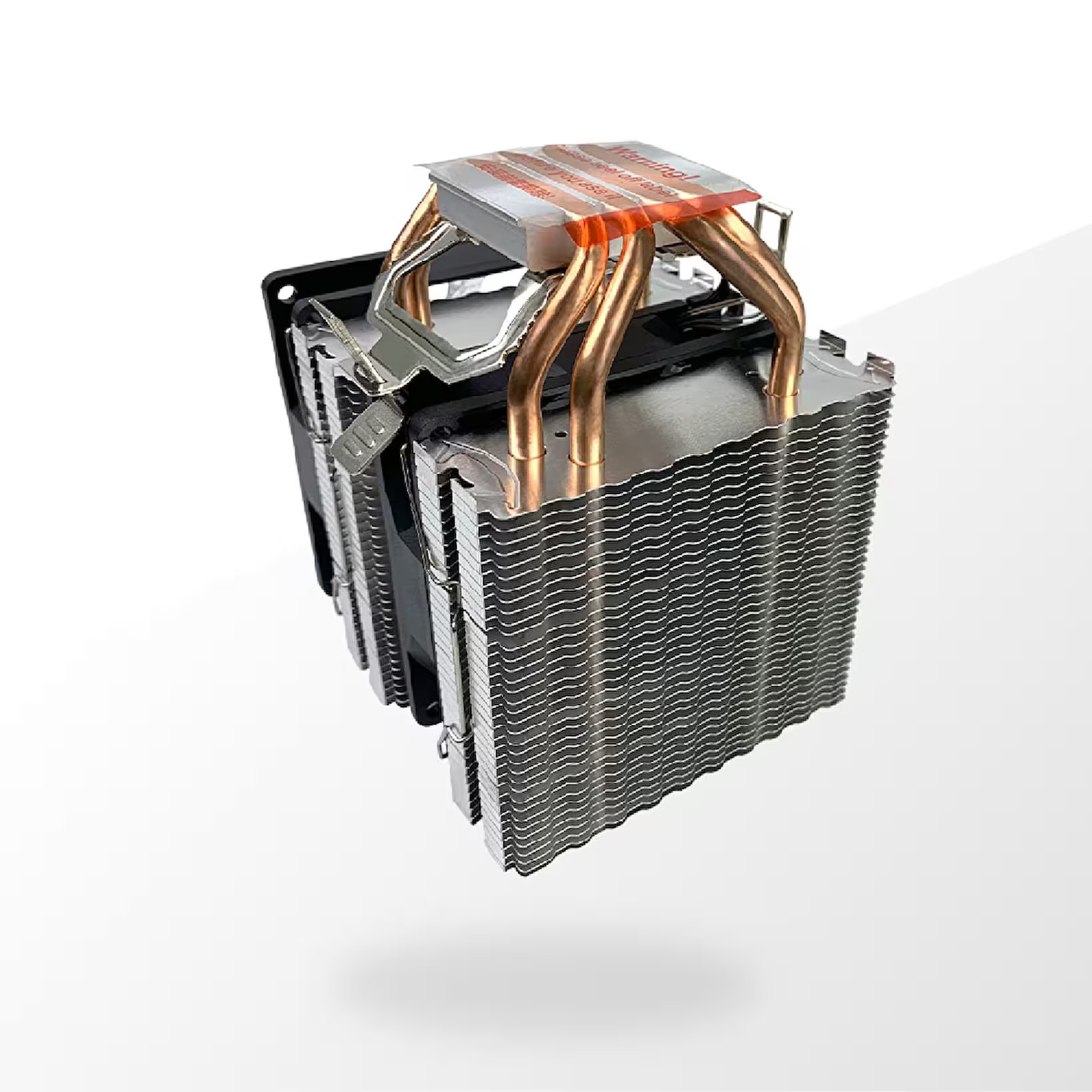 GameMaster GM-420 RGB kule tipi işlemci soğutucu 2 fanlı 4 bakır borulu CPU fan - Çift Fanlı Kule Tipi İşlemci Soğutucu - GameMaster