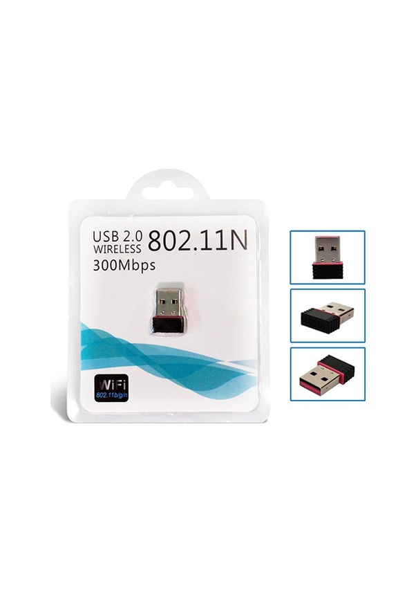 MKN USB WiFi nano adaptör 802.11n 300Mbps kablosuz internet alıcı - USB WiFi Adaptör 802.11n 300Mbps - MKN